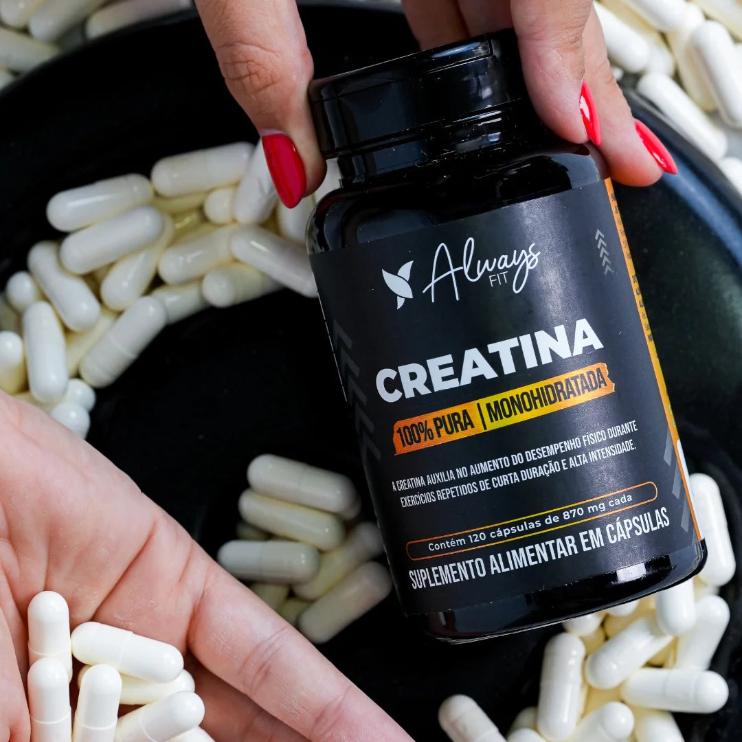 Creatina Monohidratada — Suplemento alimentar em cápsulas