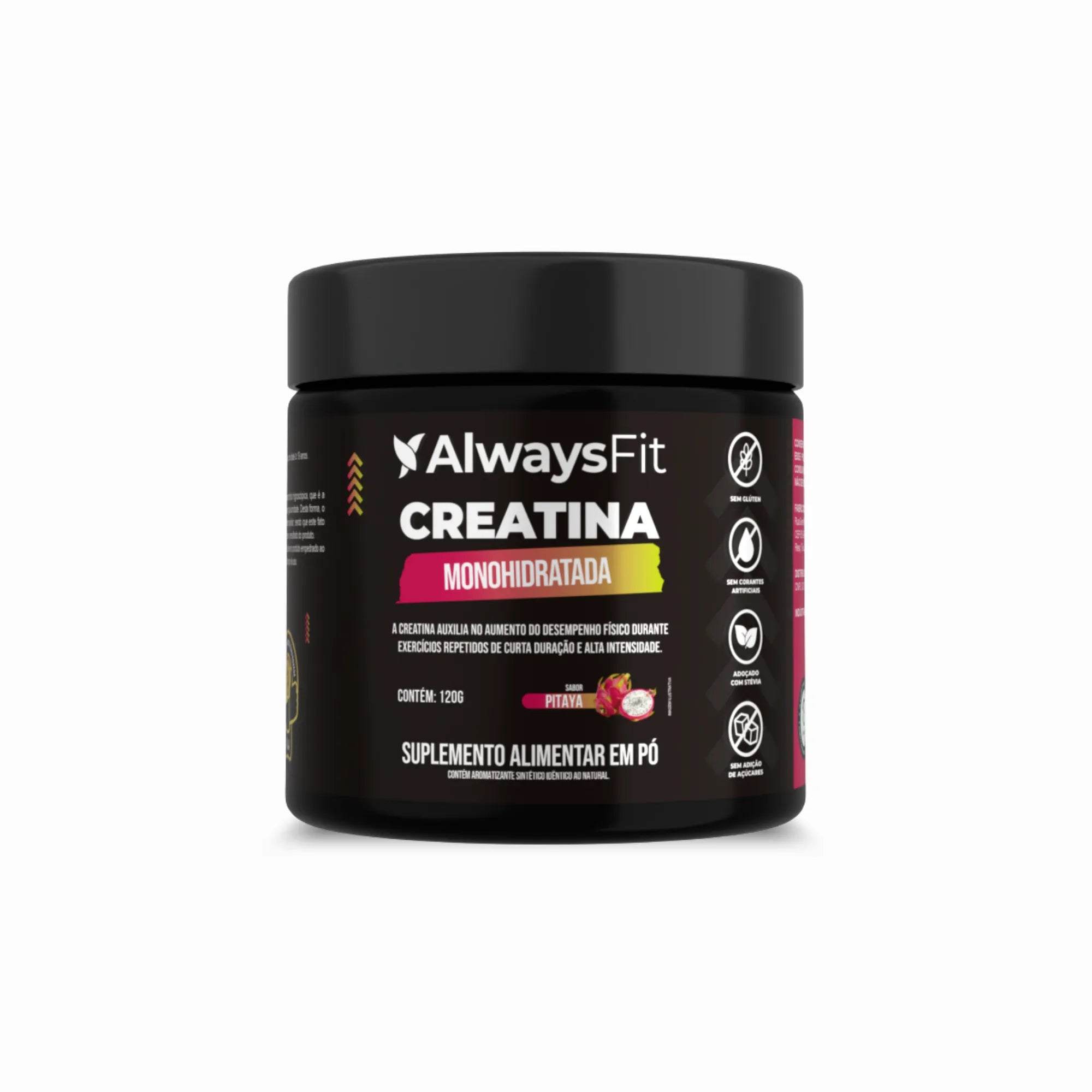 Creatina Monohidratada 100% Pura – Sabor Pitaya | 120g