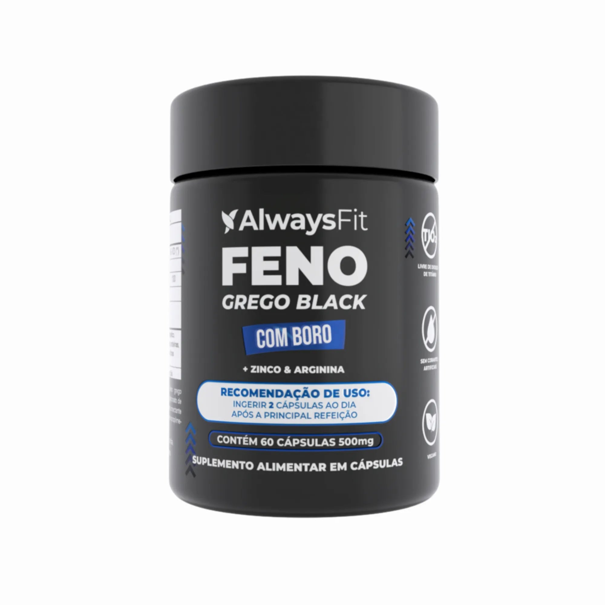 Feno Grego Black — Suplemento alimentar em cápsulas