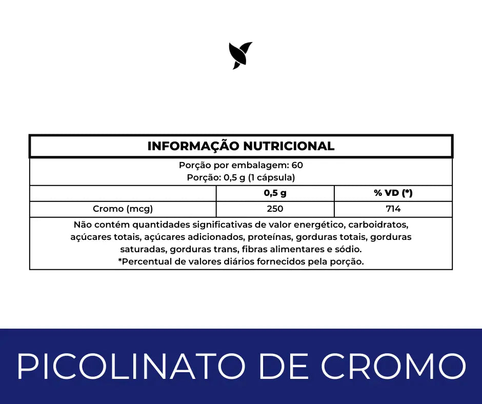 Kit 31 - 3 Picolinato de Cromo com 250mcg Dose Máxima