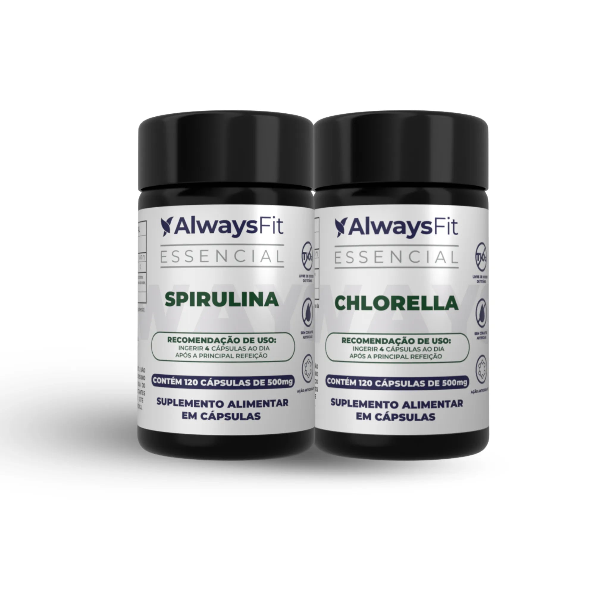Kit Chlorella e Spirulina