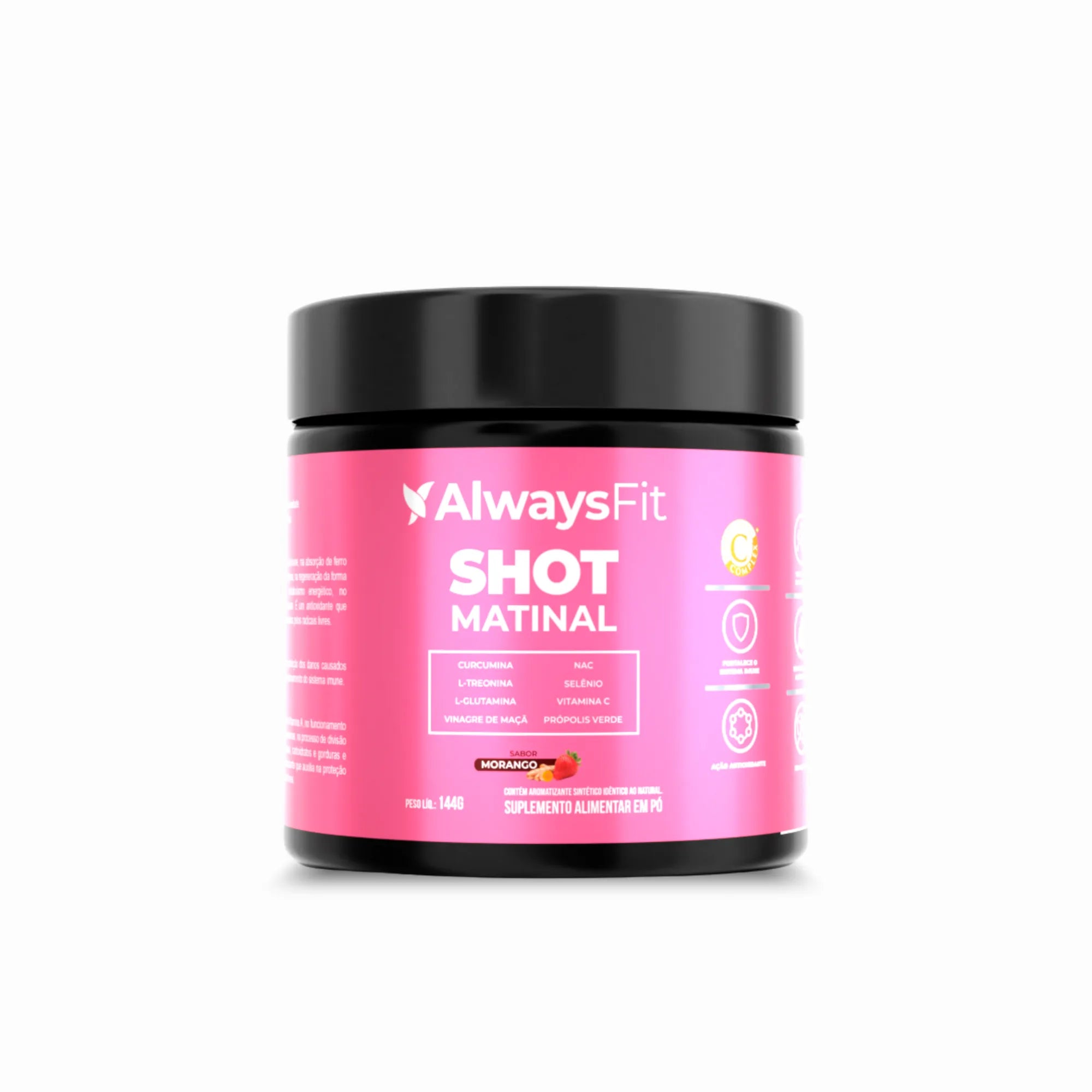 Kit Pro Anti-Aging + Roll-On Cabelo + Shot Matinal Morango