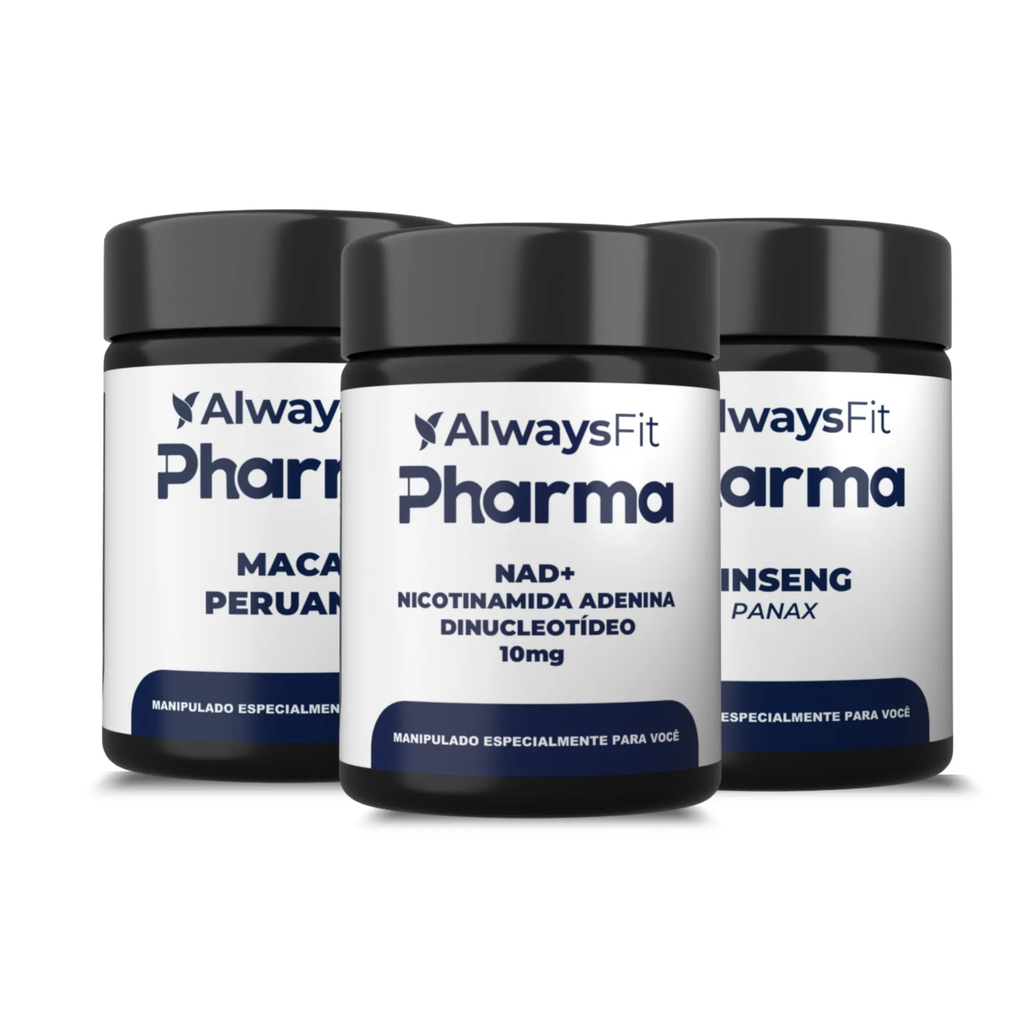 Kit 7 - Maca Peruana + Panax Ginseng + NAD+