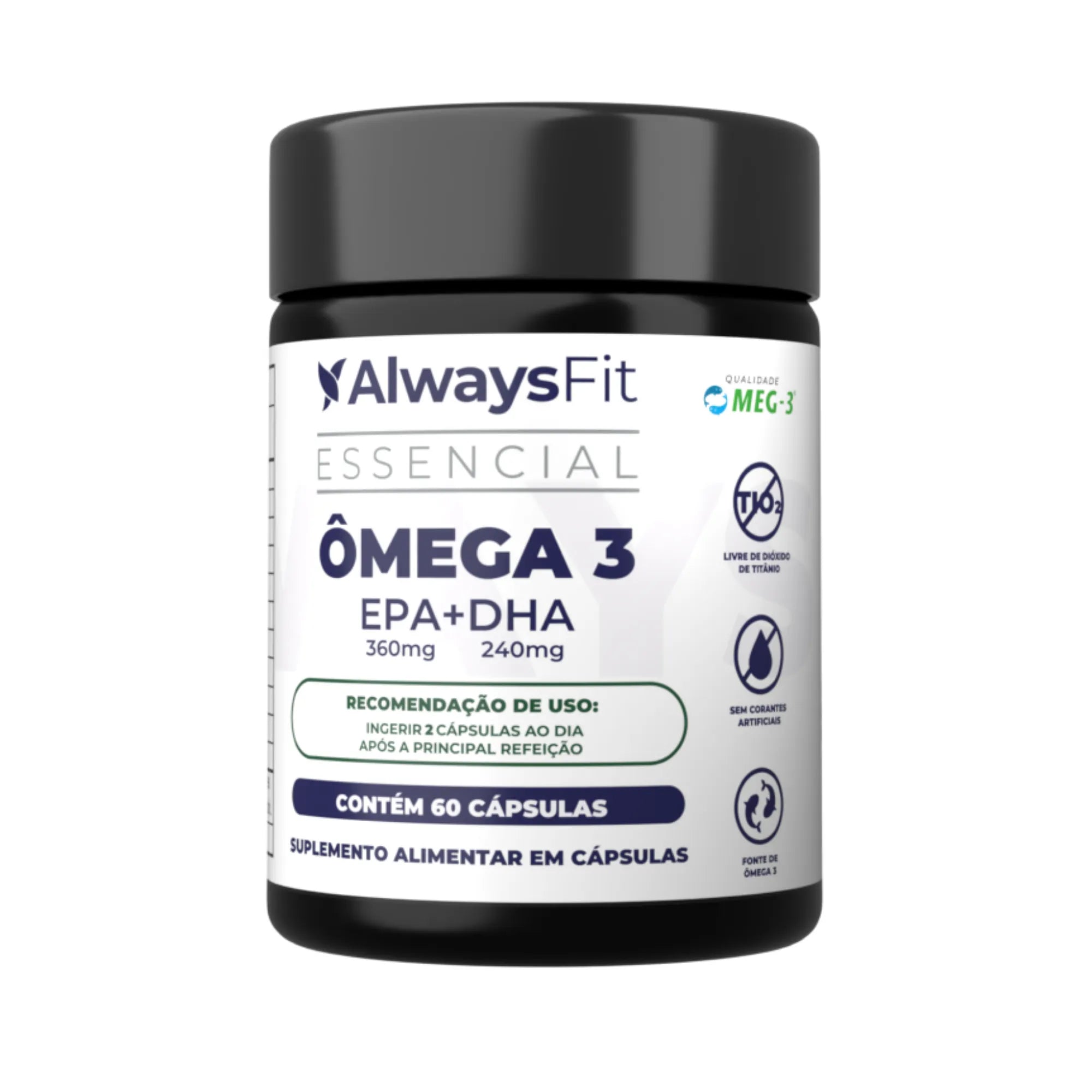 Ômega 3 Essencial - 360 mg EPA + 240 mg DHA — Suplemento alimentar em cápsulas
