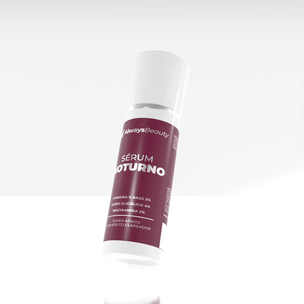 Sérum Noturno 3 em 1 (Ácido Glicólico, Niacinamida e Vit C) 30ml