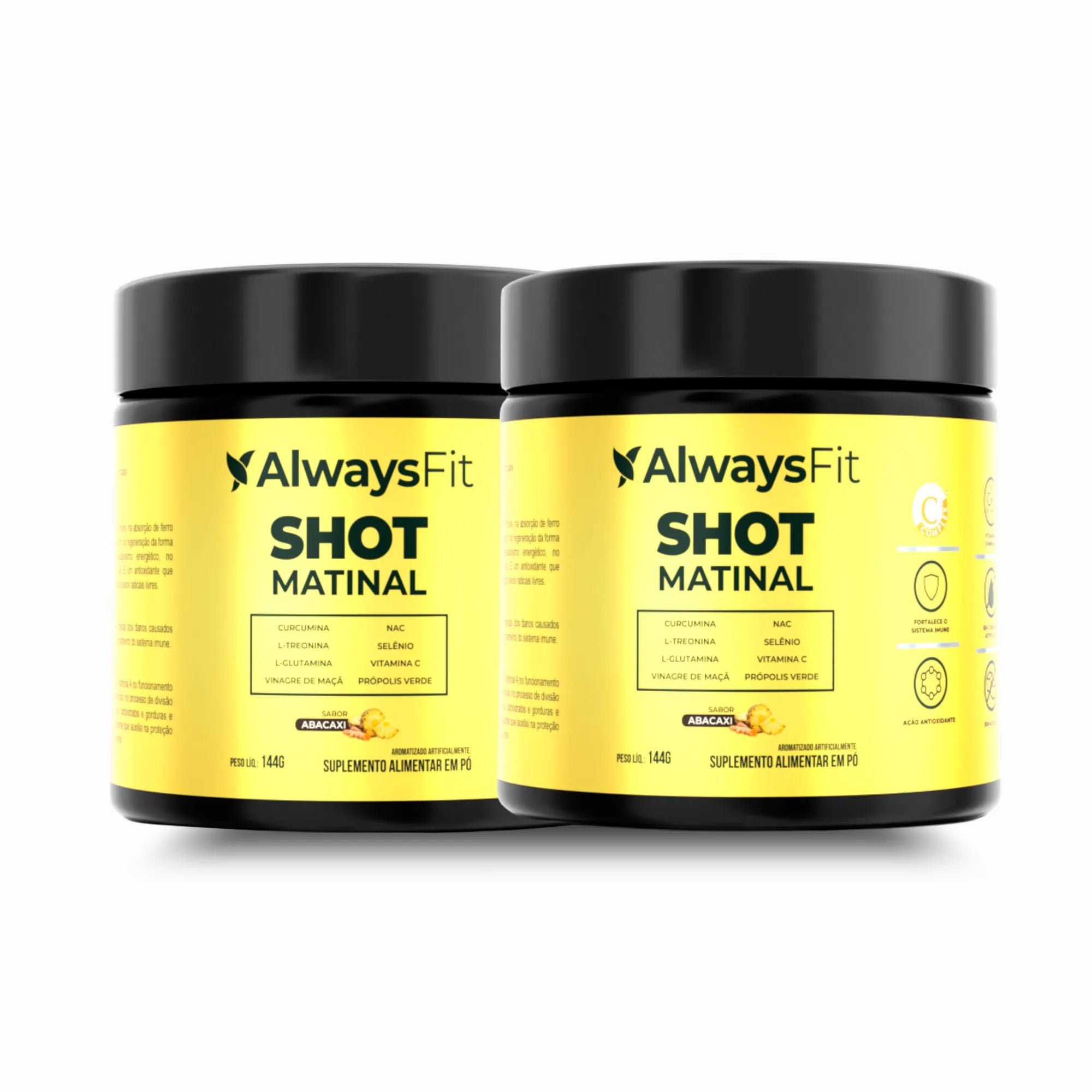 Shot Matinal — Suplemento alimentar em pó (sabor abacaxi)