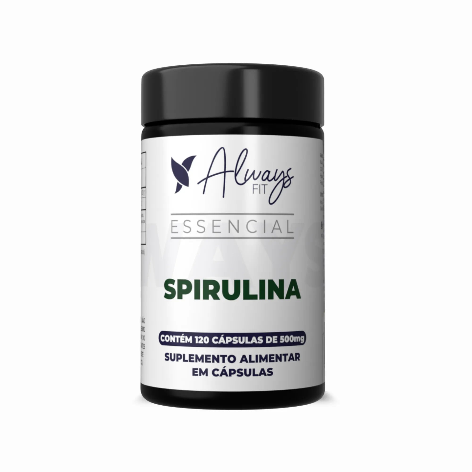Spirulina — Suplemento alimentar em cápsulas